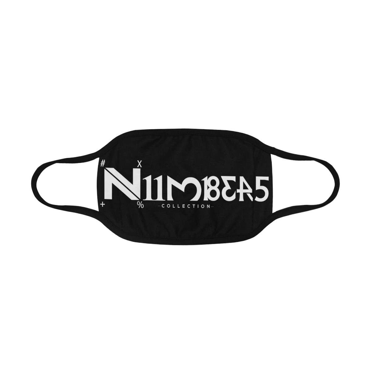 NUMBERS Collection Black/White Mouth Mask