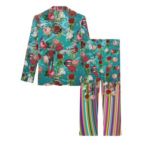 Hello Again Boys Women's Long Pajama Set