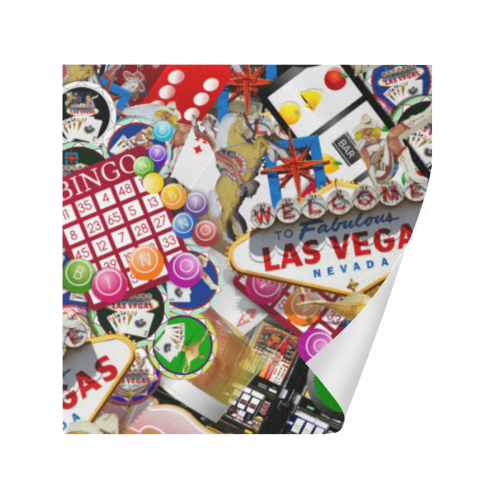 Gamblers Delight - Las Vegas Icons Gift Wrapping Paper 58"x 23" (3 Rolls)