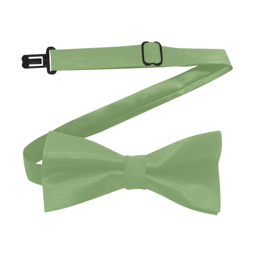 color asparagus Custom Bow Tie