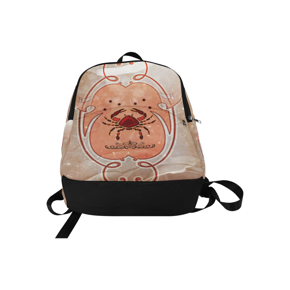 Decorative crab Fabric Backpack for Adult (Model 1659)