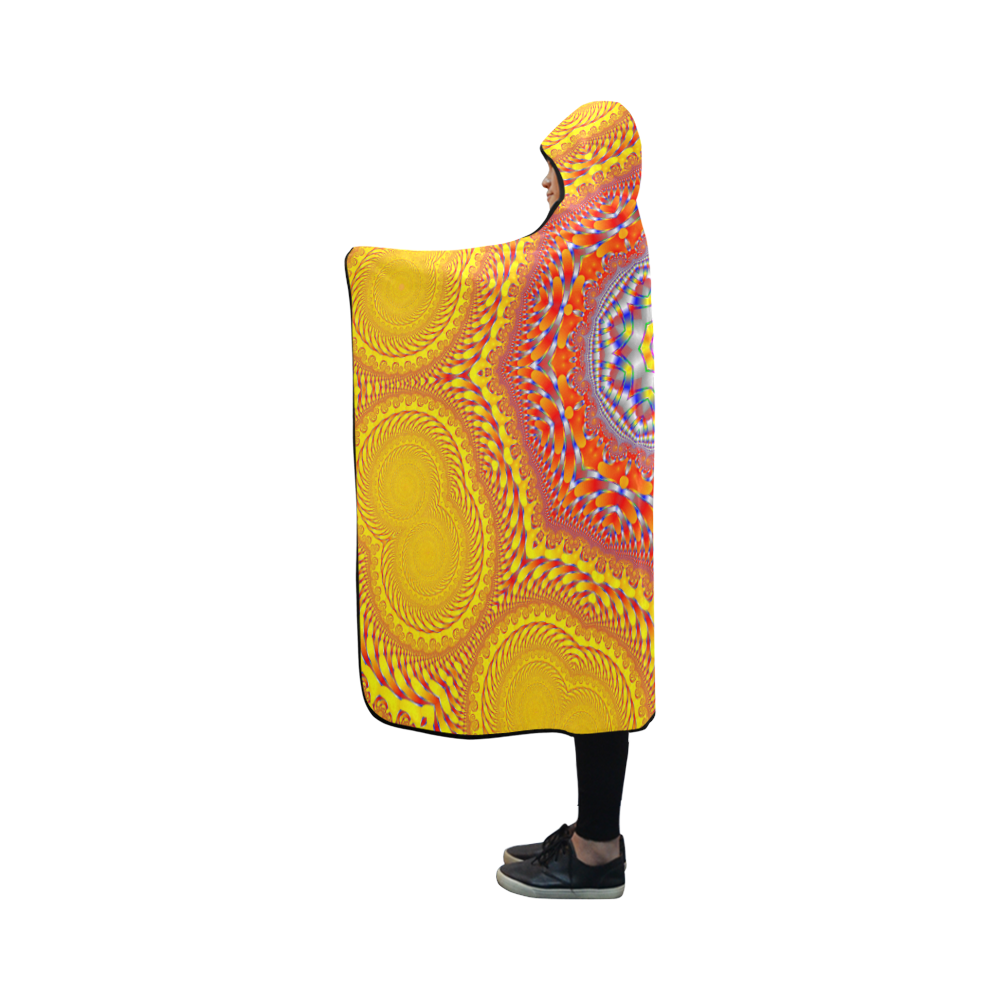 Face to Face Hooded Blanket 50''x40''