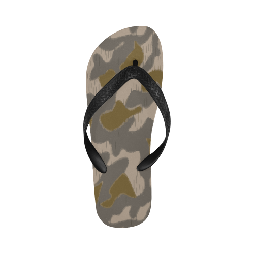 Austrian Sumpfmuster early steintarn camouflage Flip Flops for Men/Women (Model 040)