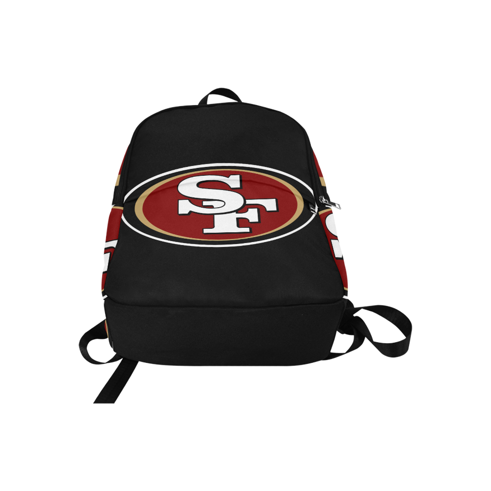 49ers Black Fabric Backpack for Adult (Model 1659)