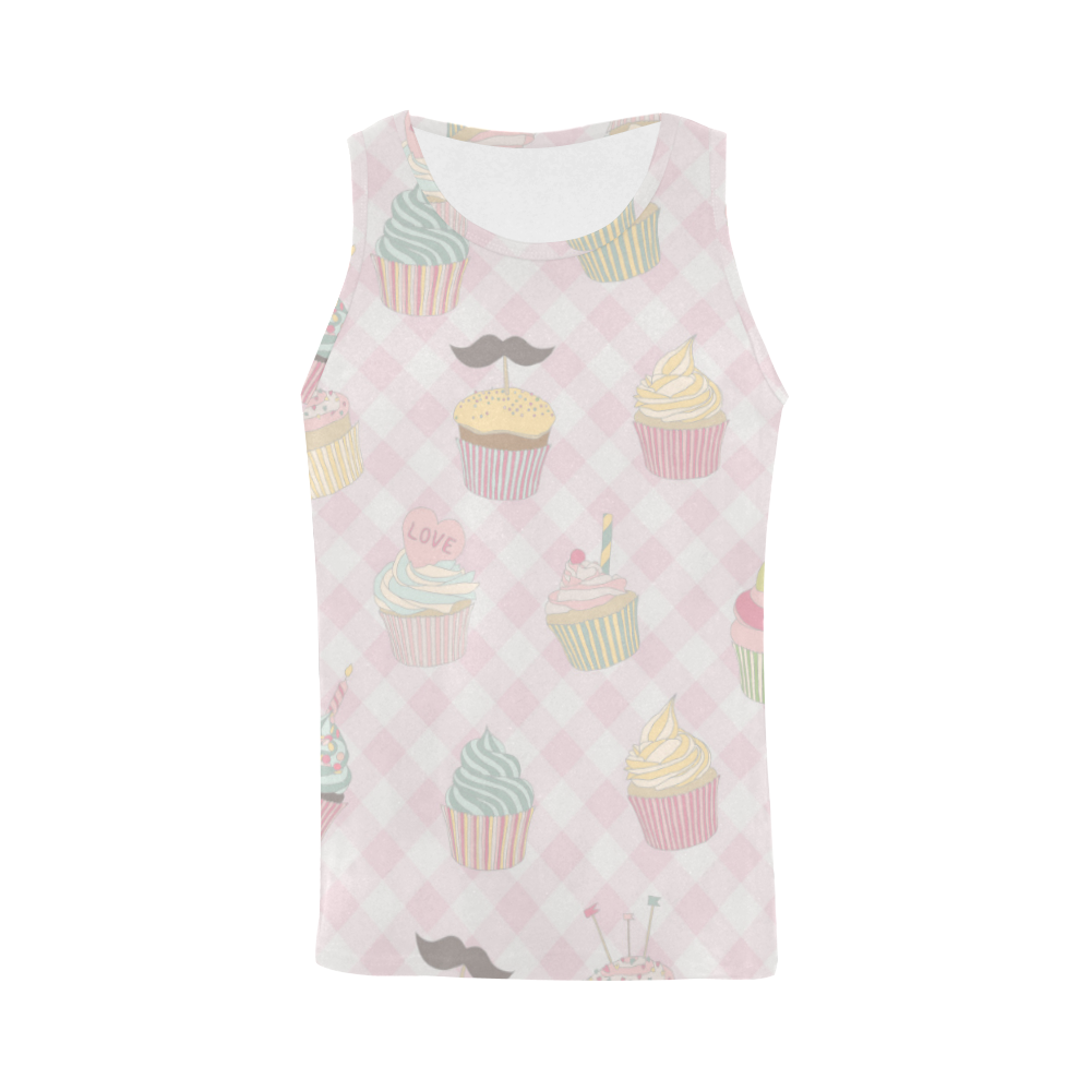 Cupcakes All Over Print Tank Top for Men (Model T43)