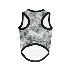 winter camouflage pattern All Over Print Pet Tank Top