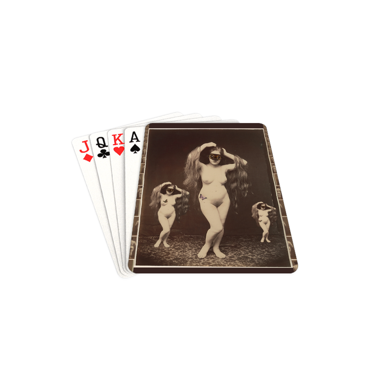 Three Muses Playing Cards 2.5"x3.5"