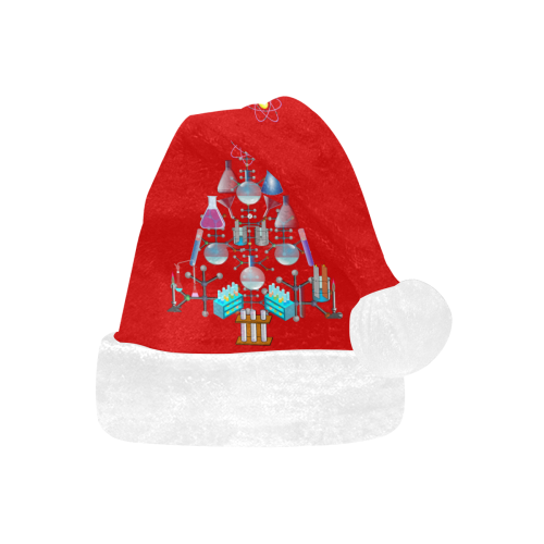 Oh Chemist Tree, Oh Chemistry, Science Christmas Red Santa Hat