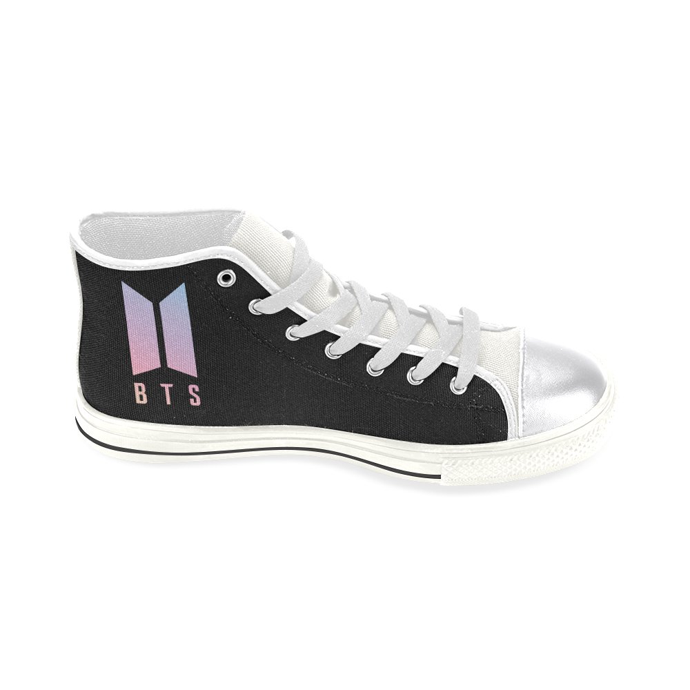 BTS Women's Classic High Top Canvas Shoes (Model 017)