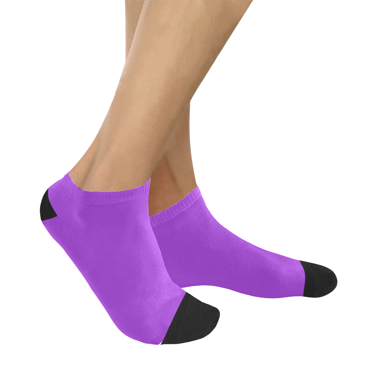 color dark orchid Women's Ankle Socks