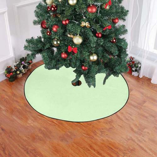 color tea green Christmas Tree Skirt 47" x 47"