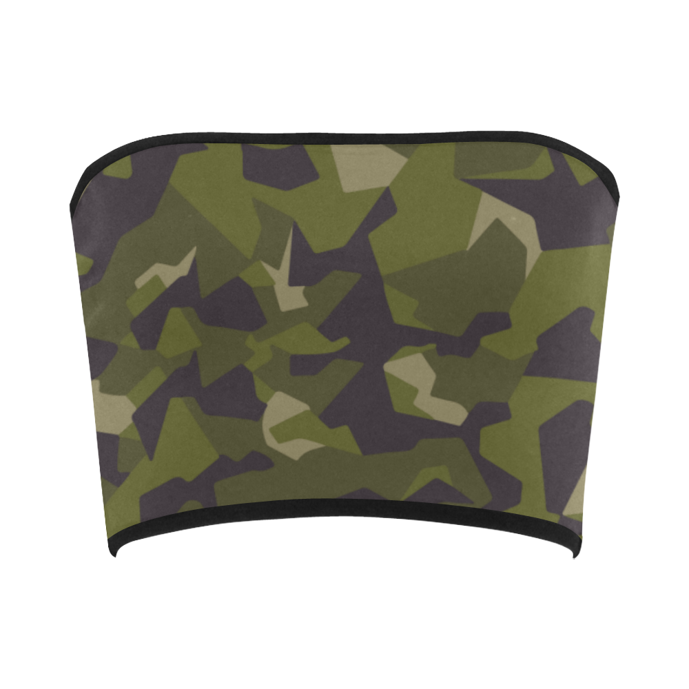 swedish M90 woodland camouflage Bandeau Top