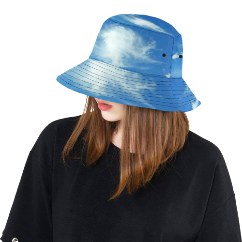 Summer Clouds All Over Print Bucket Hat