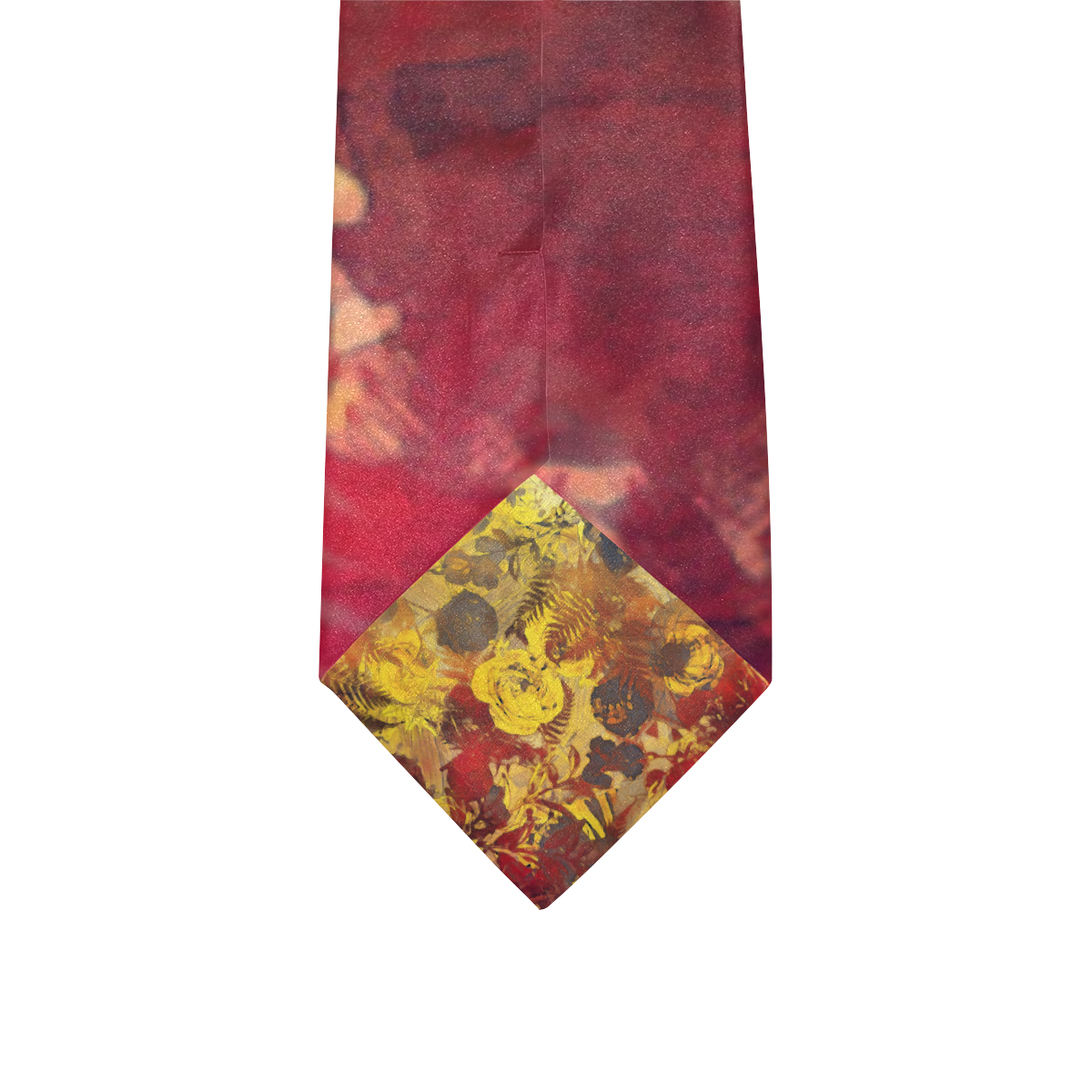 flowers #flowers #pattern Custom Peekaboo Tie with Hidden Picture