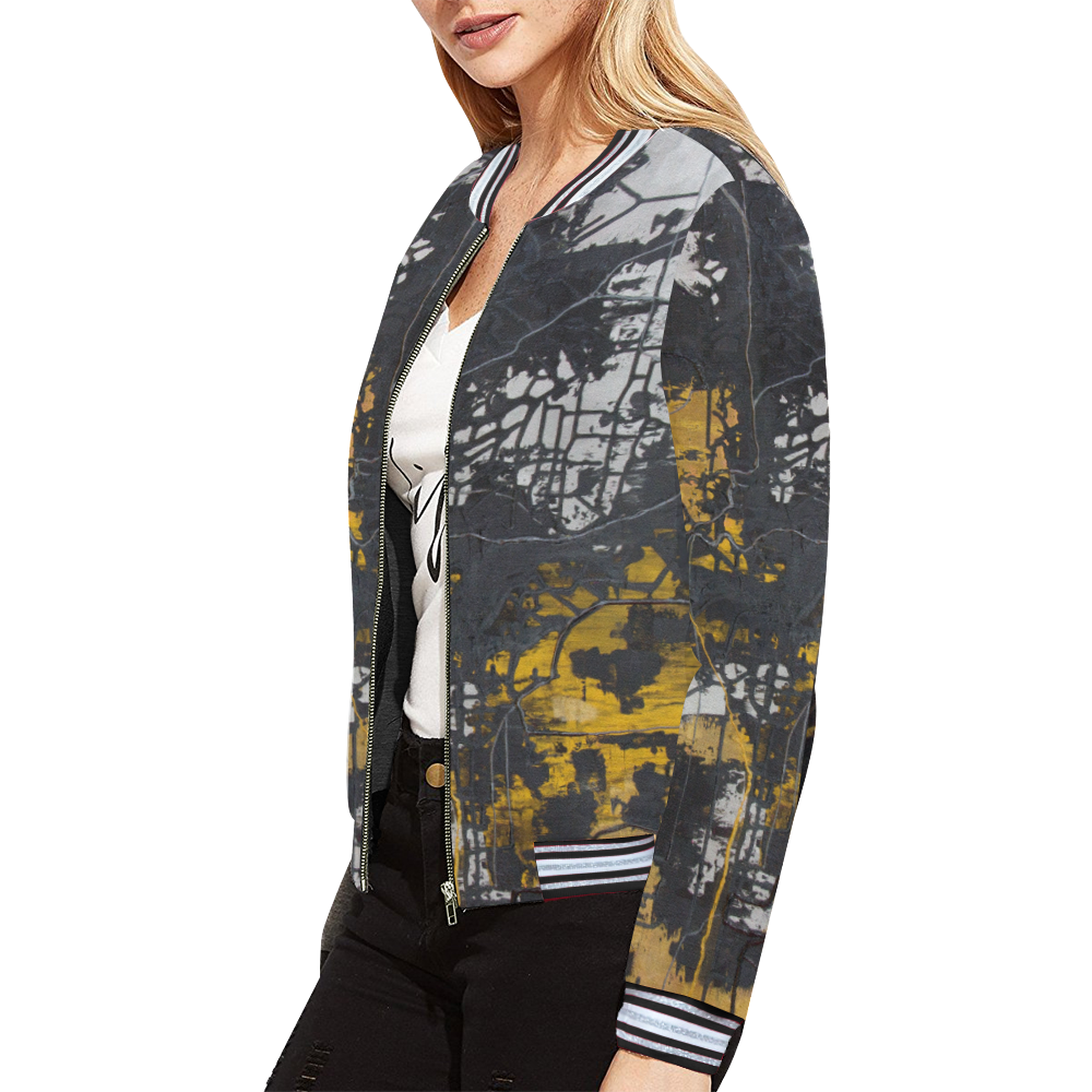 Diversities All Over Print Bomber Jacket for Women (Model H21)