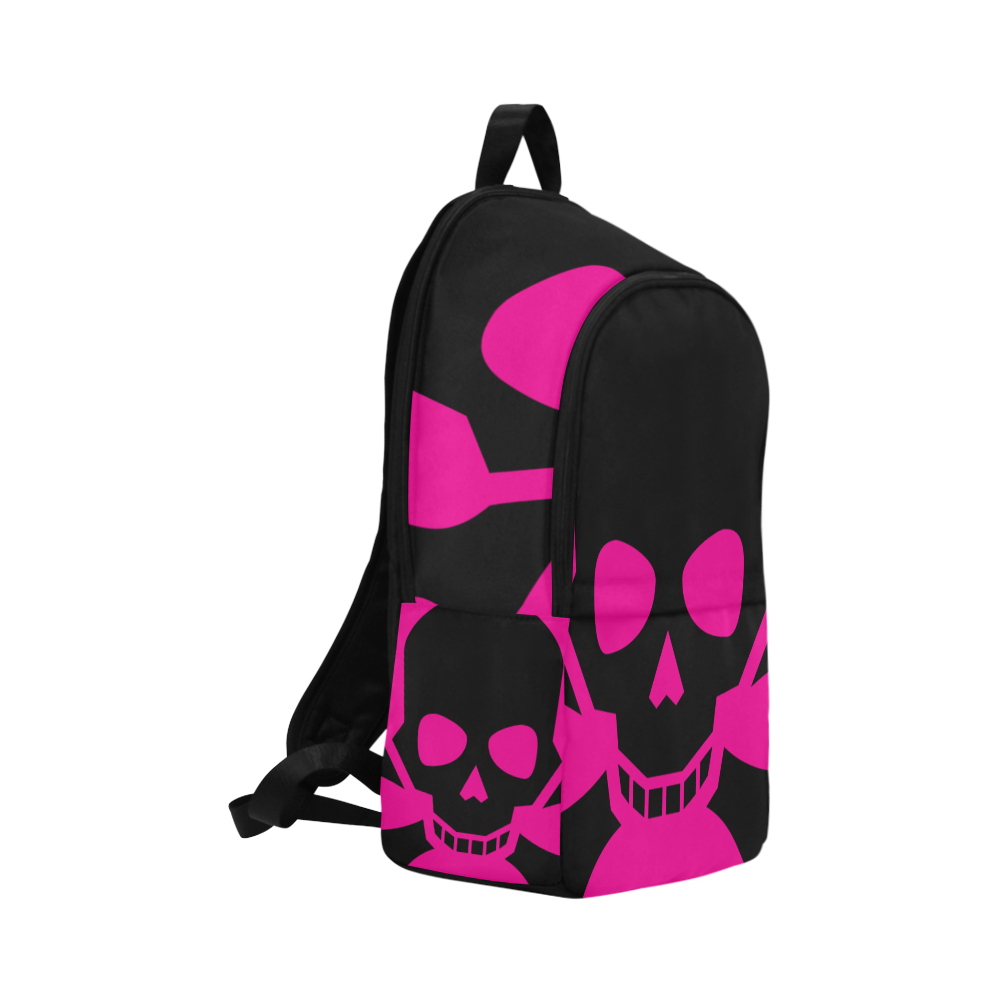 bones-1294357_1280pink Fabric Backpack for Adult (Model 1659)