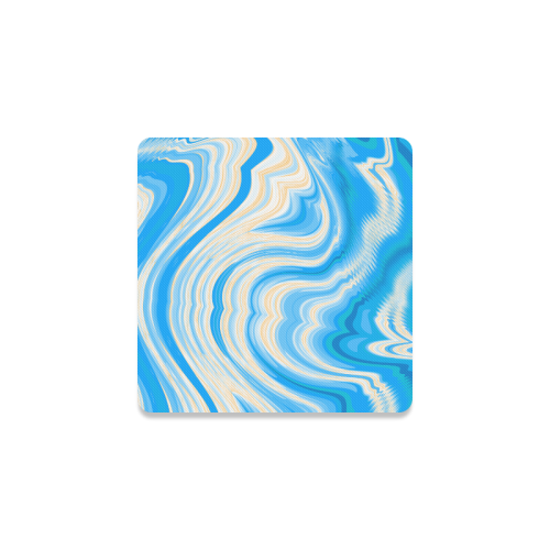 Ocean Blue Square Coaster