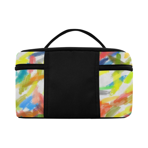 Colorful brush strokes Cosmetic Bag/Large (Model 1658)