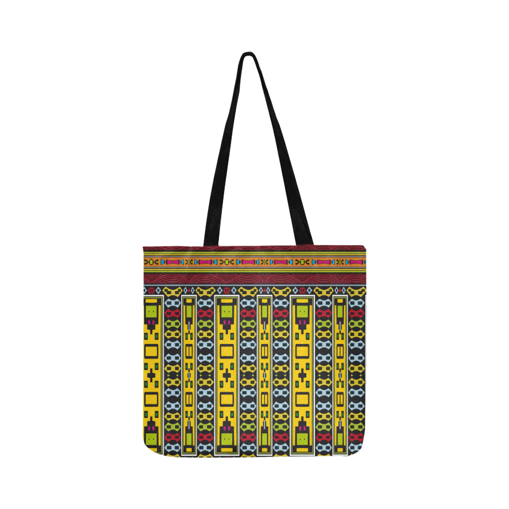 Shapes rows Reusable Shopping Bag Model 1660 (Two sides)