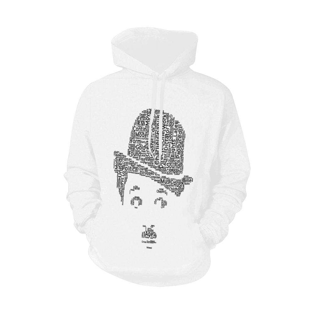Charlie Chaplin All Over Print Hoodie for Men/Large Size (USA Size) (Model H13)