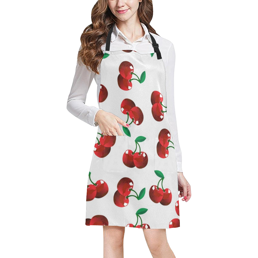 Cherries All Over Print Apron
