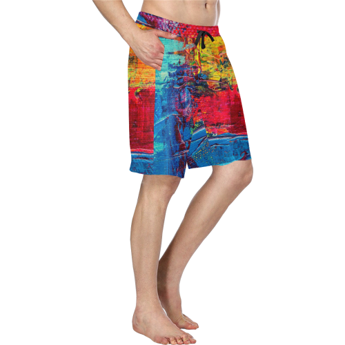 oil_i Men's All Over Print Casual Shorts (Model L23)