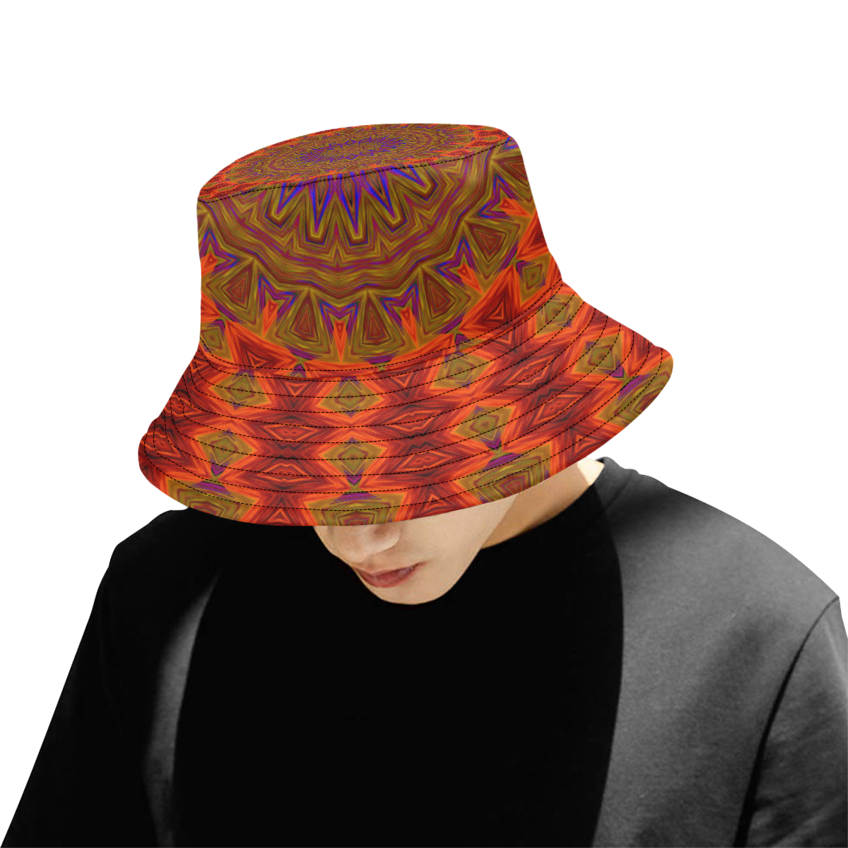 SPROCKETZ All Over Print Bucket Hat for Men