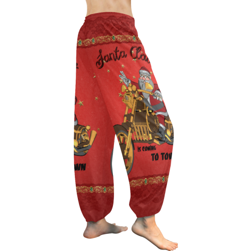 Santa Claus wish you a merry Christmas Women's All Over Print Harem Pants (Model L18)