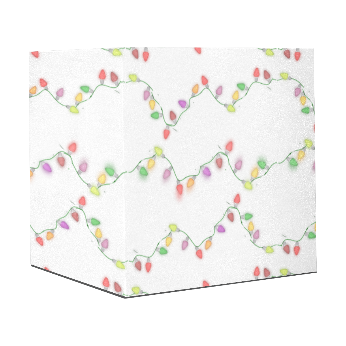 Festive Christmas Lights on White Gift Wrapping Paper 58"x 23" (5 Rolls)