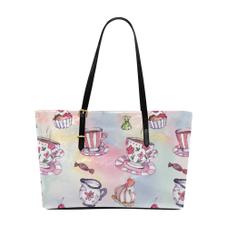 Coffee and sweeets Euramerican Tote Bag/Large (Model 1656)