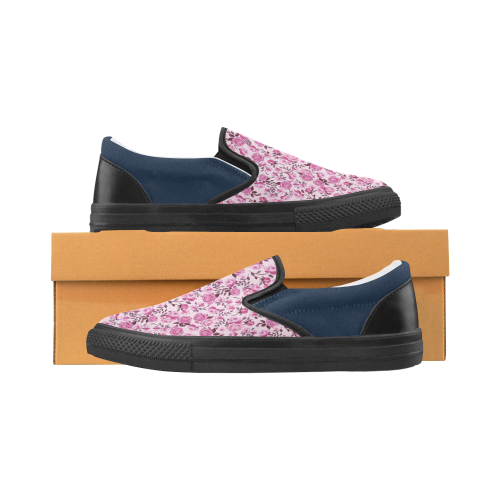 14lf Women's Unusual Slip-on Canvas Shoes (Model 019)