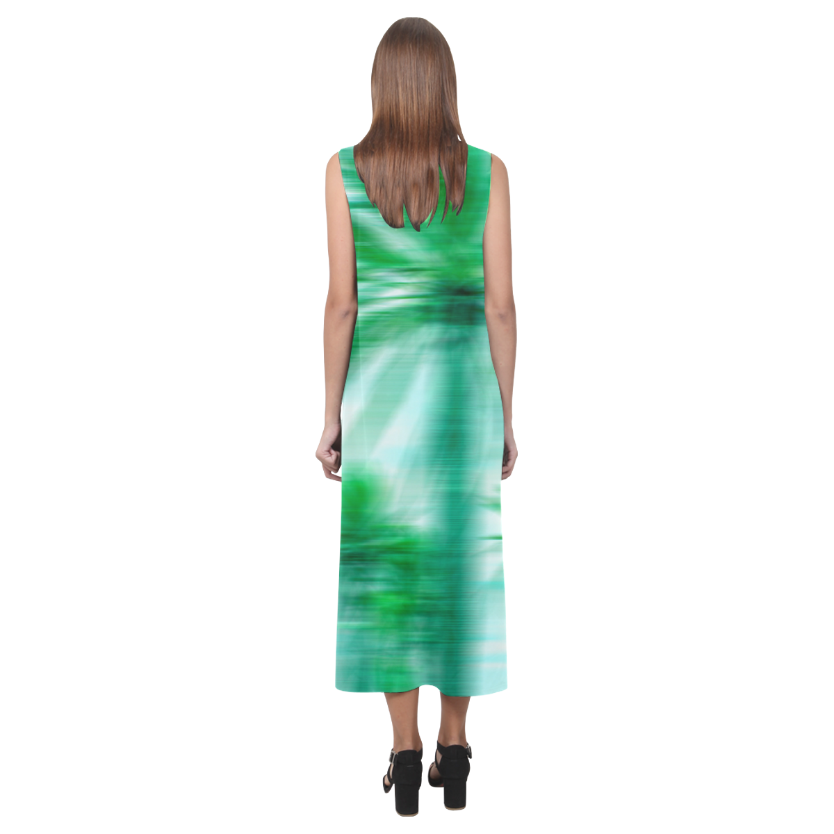 Palm Beach Phaedra Sleeveless Open Fork Long Dress (Model D08)
