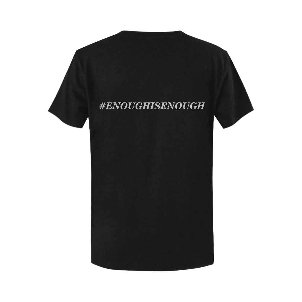 #enoughisenough Women's T-Shirt in USA Size (Two Sides Printing)