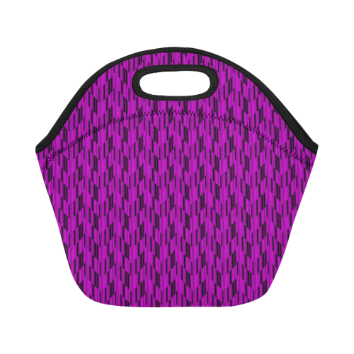 abstract pattern Neoprene Lunch Bag/Small (Model 1669)
