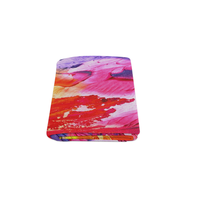 Red purple paint Blanket 50"x60"