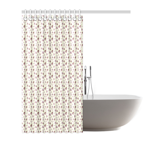 shower curtain- pink orchids Shower Curtain 66"x72"