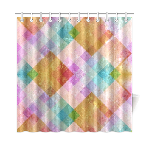 Retro Pattern by K.Merske Shower Curtain 72"x72"