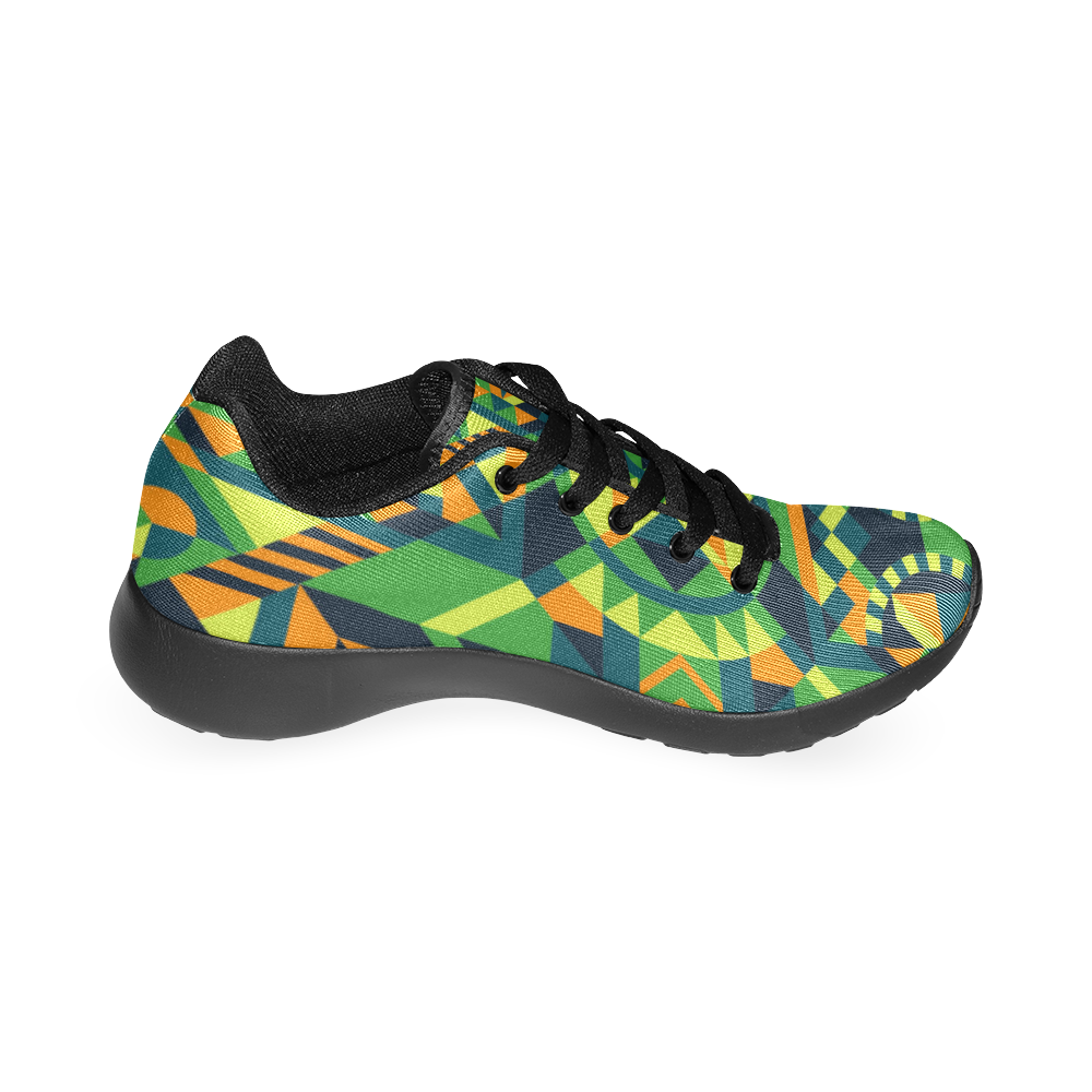 Modern Geometric Pattern Men's Running Shoes/Large Size (Model 020)