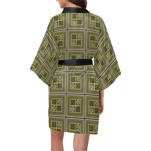 Arabic Pattern Kimono Robe