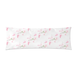 Pattern Orchidées Custom Zippered Pillow Case 21"x60"(Two Sides)