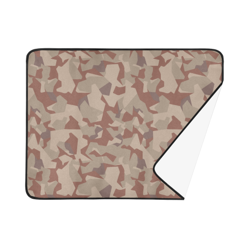 Swedish M90 Desert camouflage Beach Mat 78"x 60"