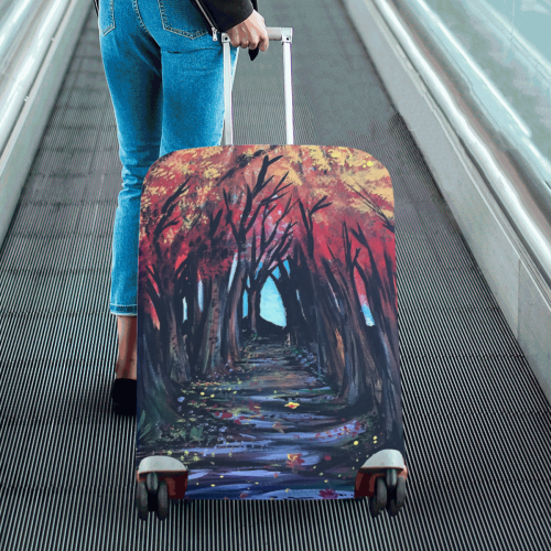 Autumn Day Luggage Cover/Large 26"-28"