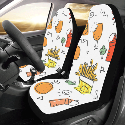 Fast Food Car Seat Covers (Set of 2)