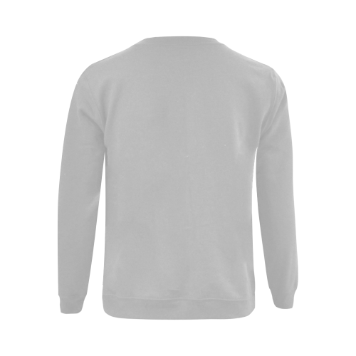 Here for the Boos in Grey Gildan Crewneck Sweatshirt(NEW) (Model H01)