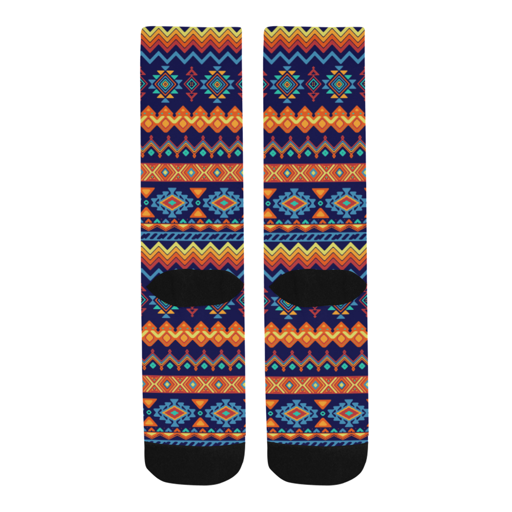 Awesome Ethnic Boho Design Men's Custom Socks
