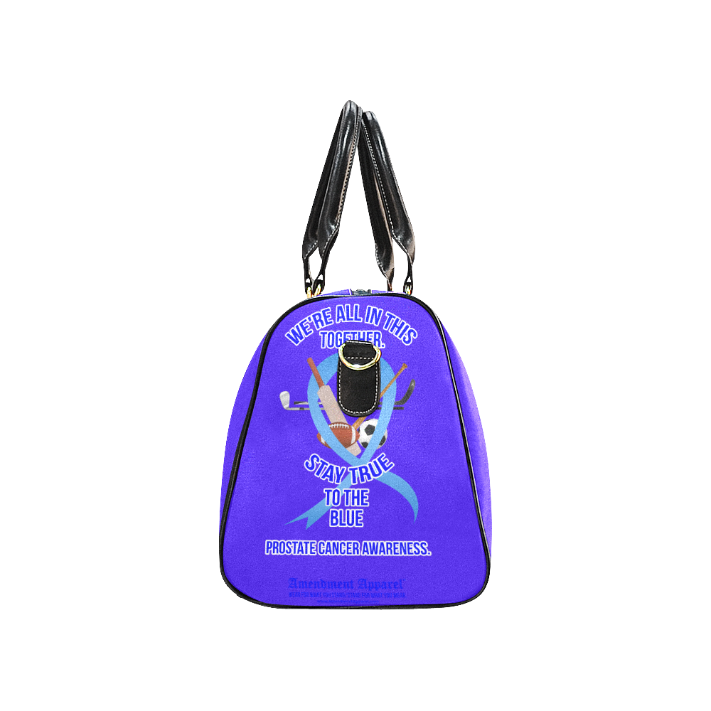 Prostate-Cancer-Awareness Bag New Waterproof Travel Bag/Large (Model 1639)