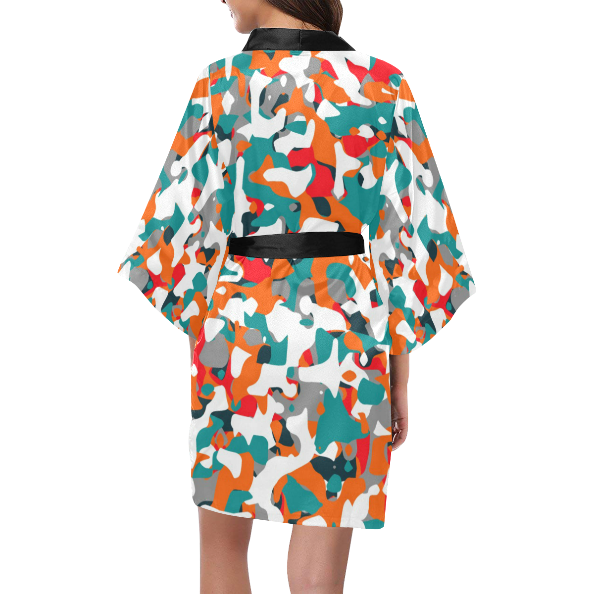 POP ART CAMOUFLAGE 1 Kimono Robe