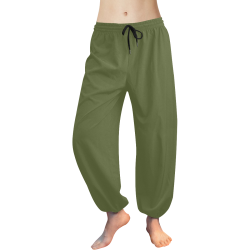 Cedar Green Women's All Over Print Harem Pants (Model L18)
