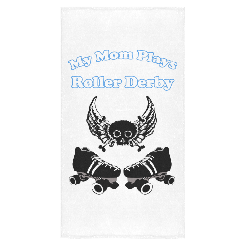 My Mom Plays Roller Derby (Boy) Bath Towel 30"x56"
