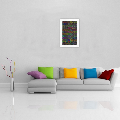 Ripped SpaceTime Stripes Collection Art Print 19‘’x28‘’